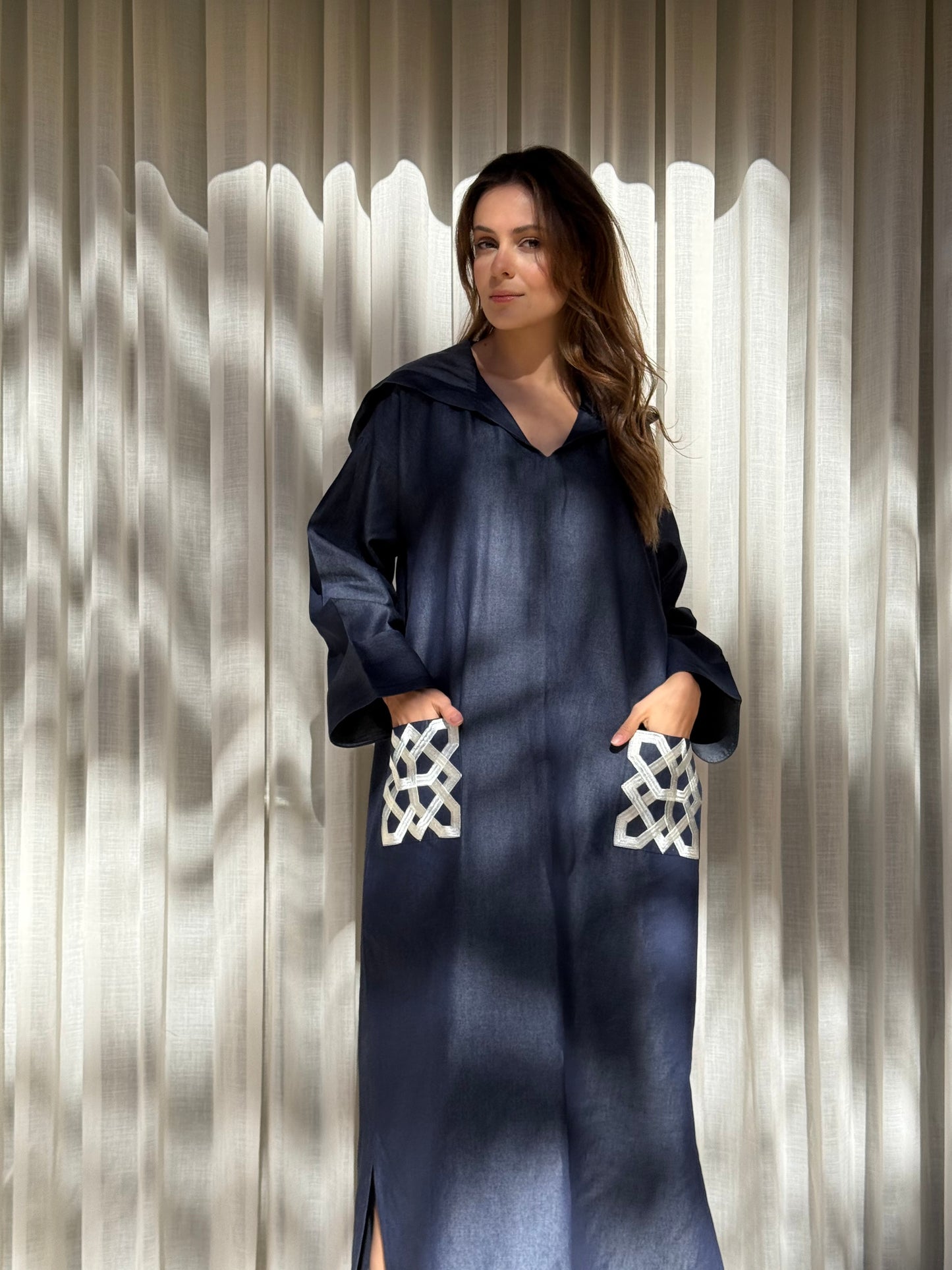 Jellaba Jean brodée