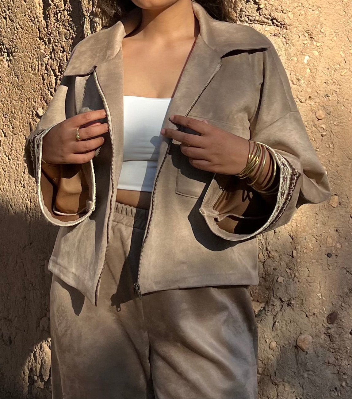 Veste Moroccan Western - Beige
