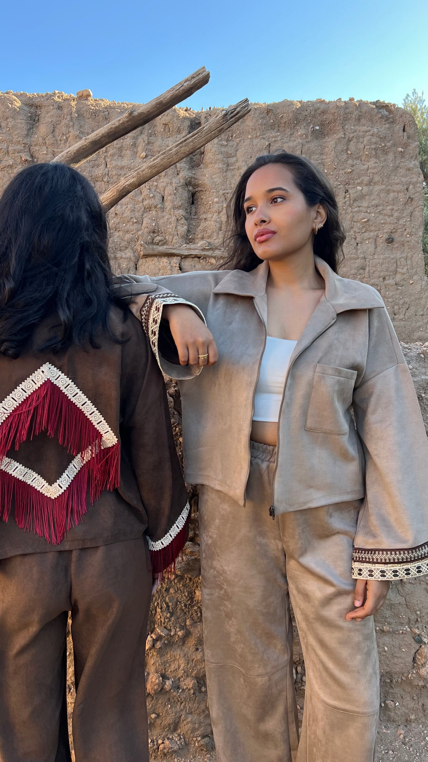 Veste Moroccan Western - Beige