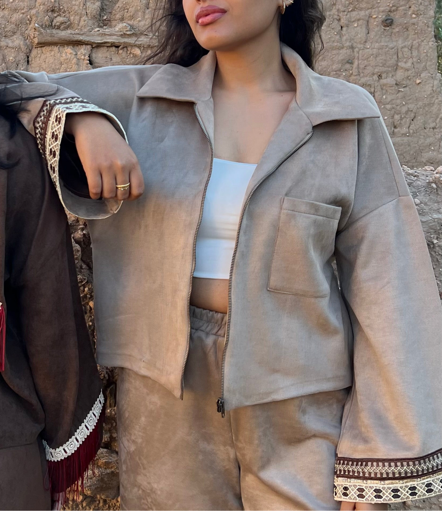 Veste Moroccan Western - Beige