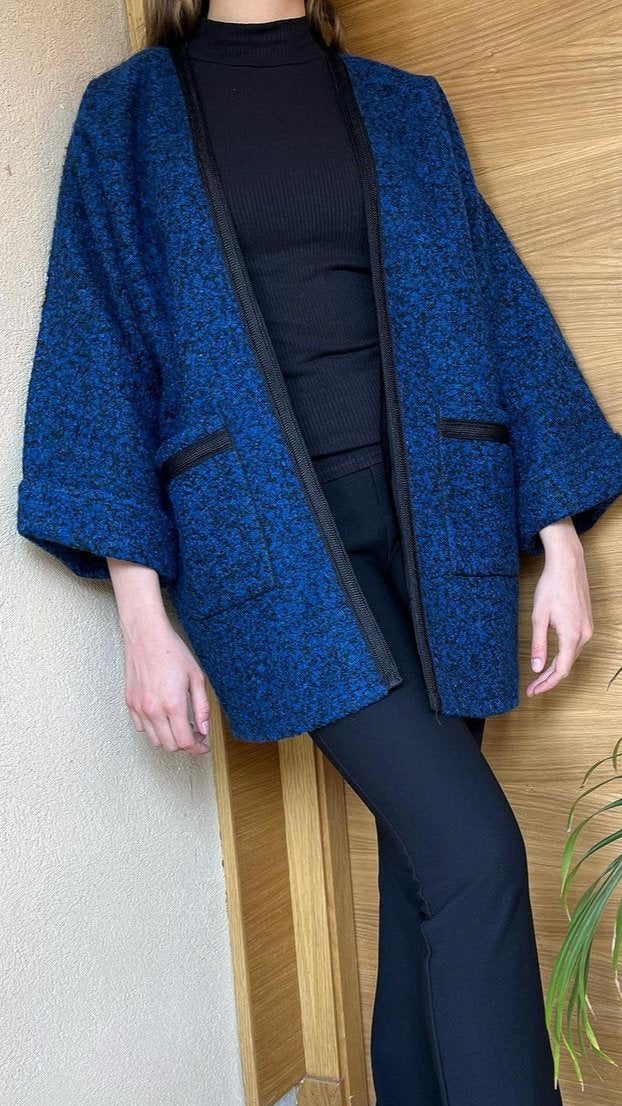 Veste Mouton Bleue