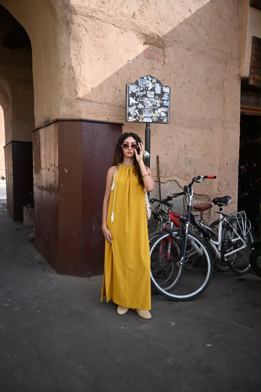 Robe Mjidil Jaune