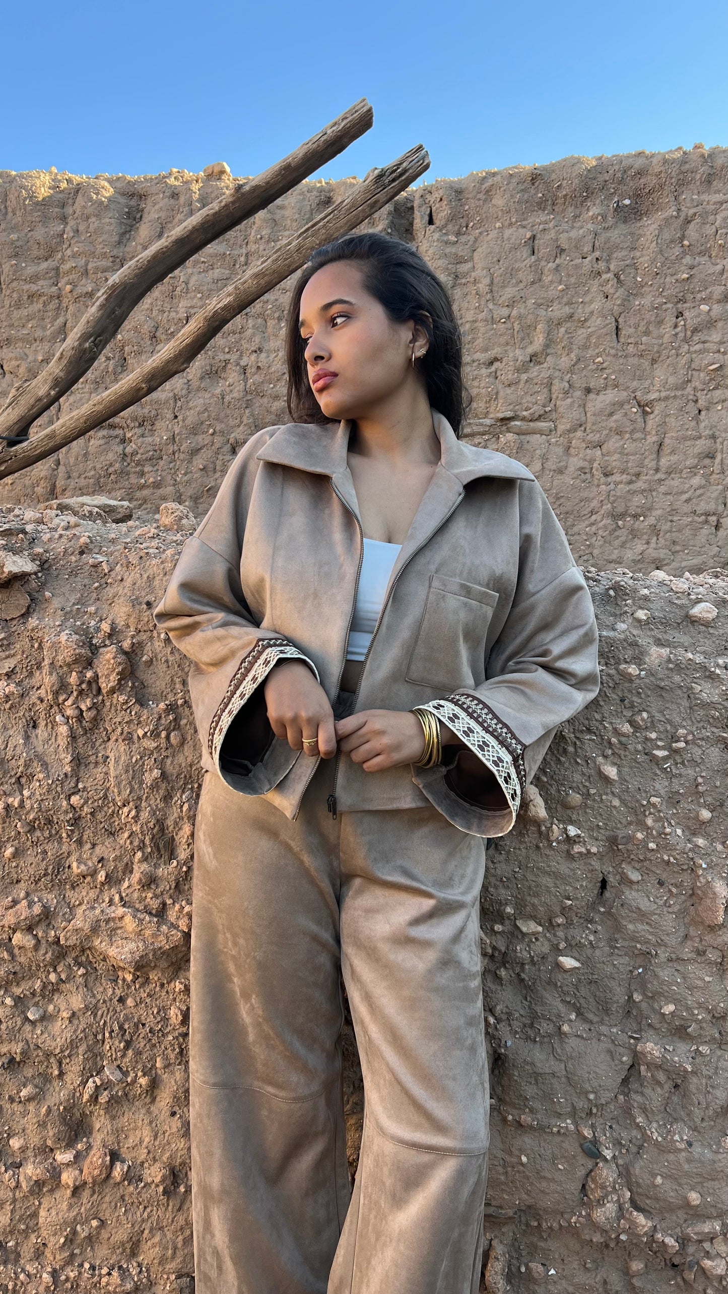 Ensemble Moroccan Western - Beige