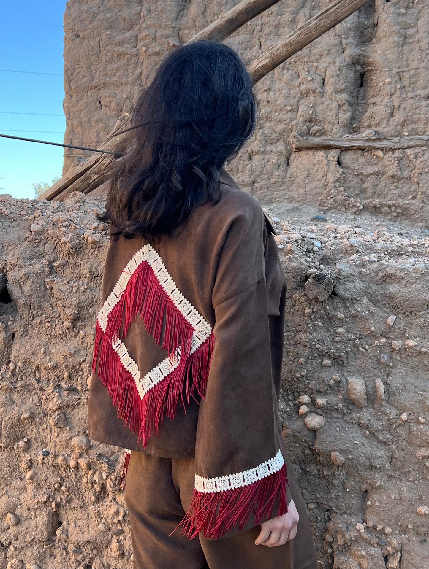 Veste Moroccan Western - Marron