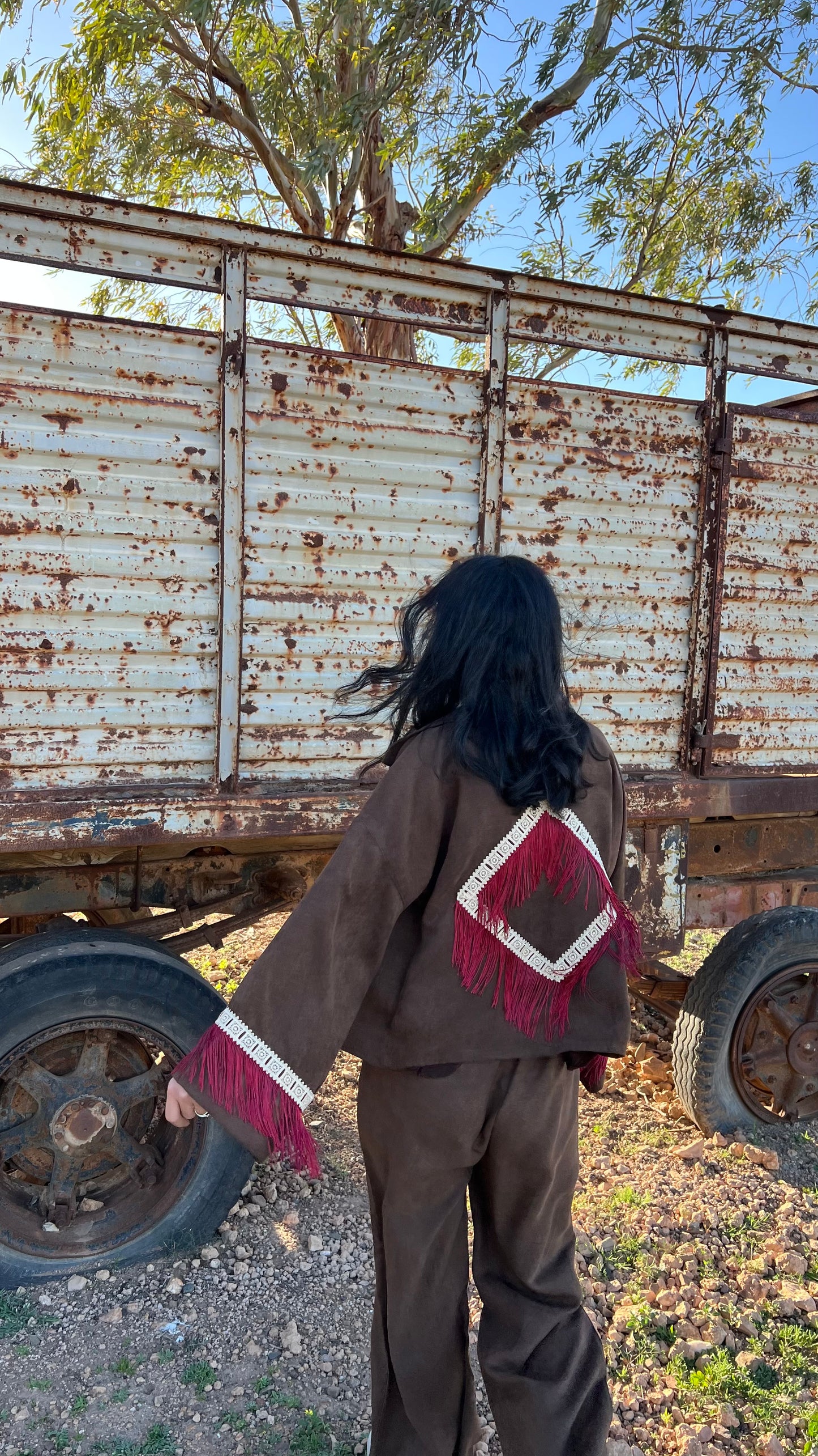 Veste Moroccan Western - Marron
