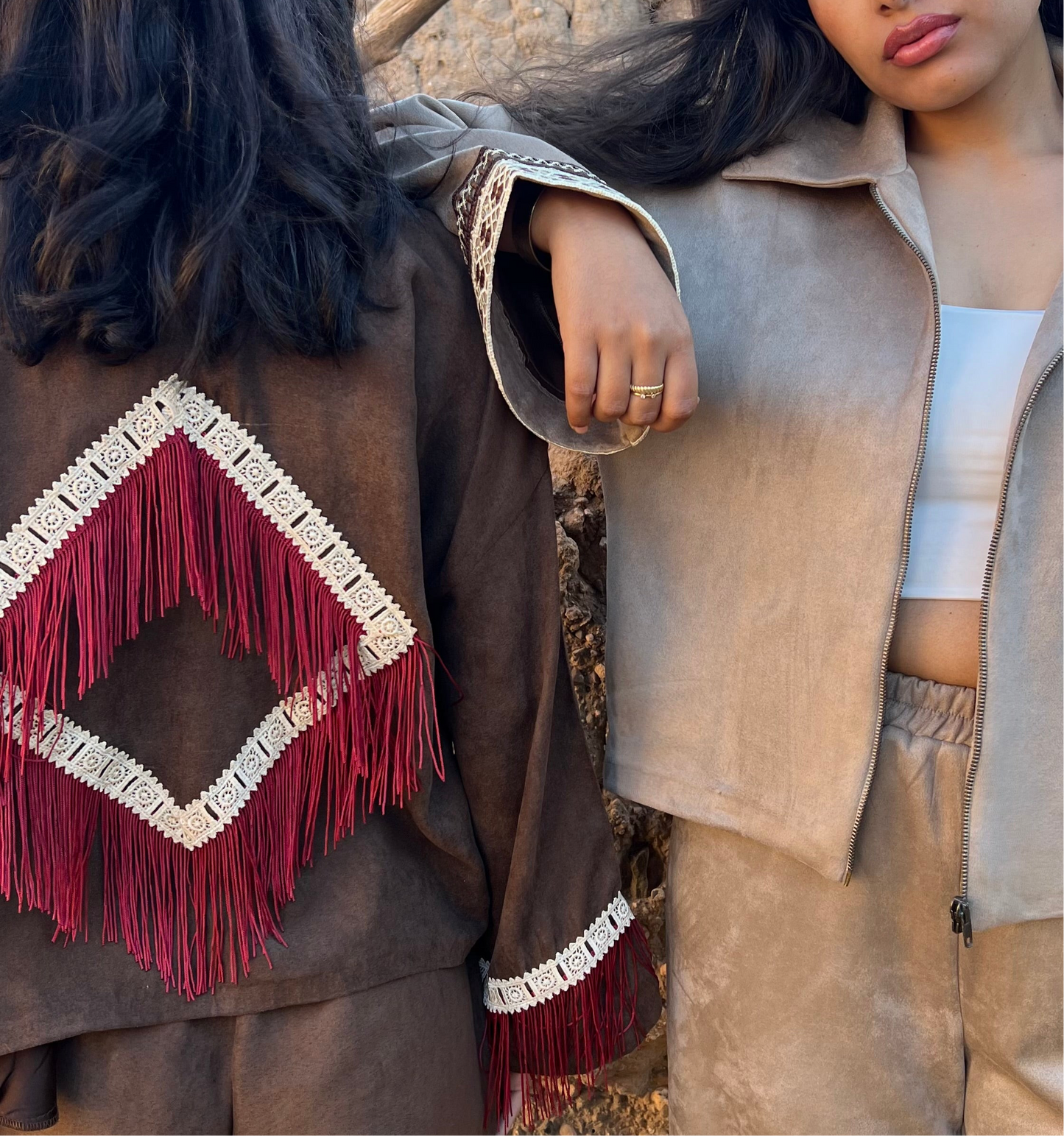 Ensemble Moroccan Western - Marron