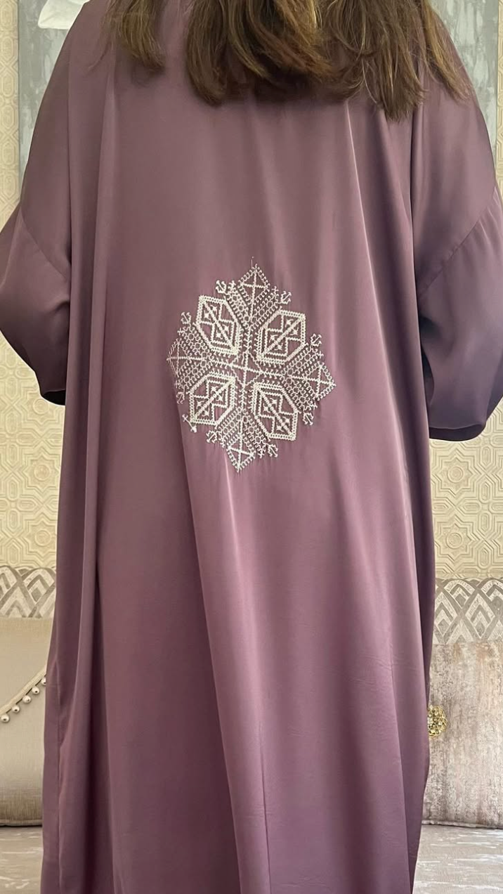 Kimono en soie Brodé