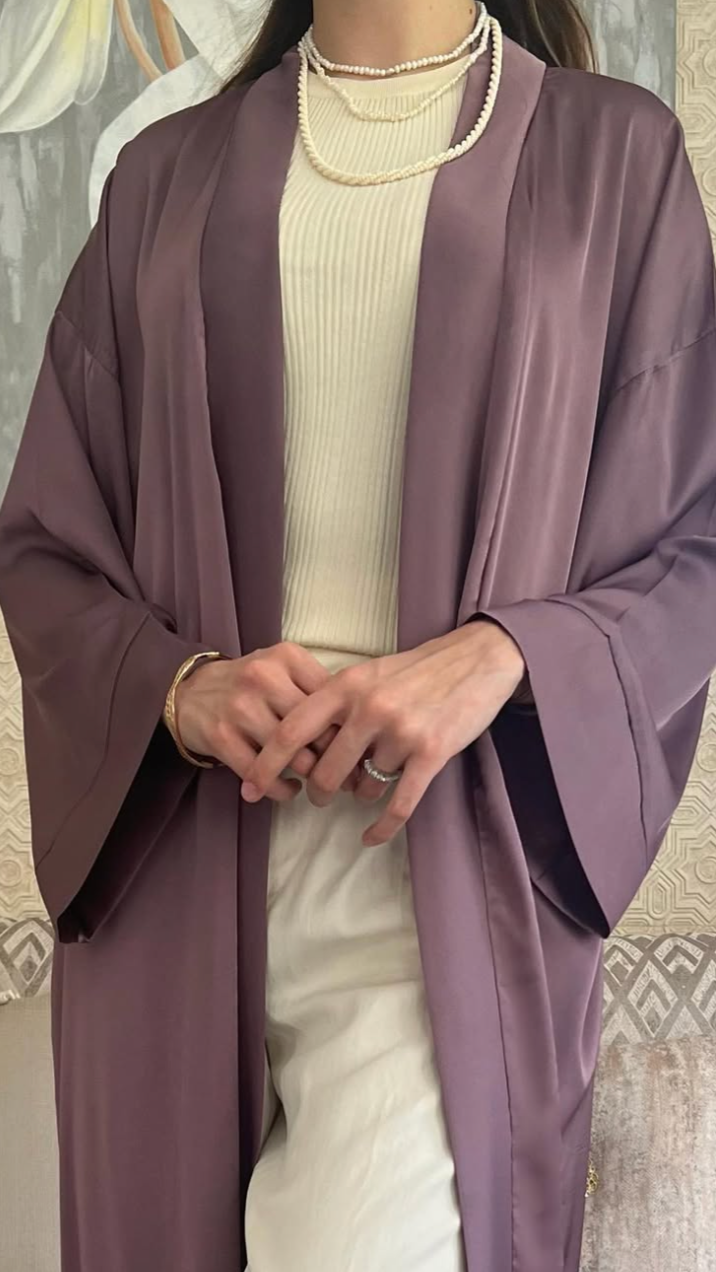 Kimono en soie Brodé