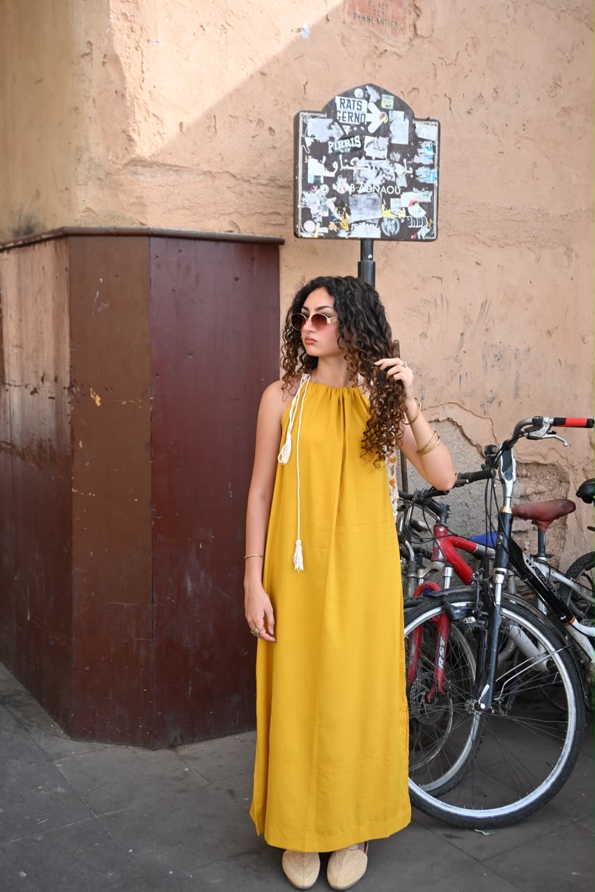 Robe Mjidil Jaune