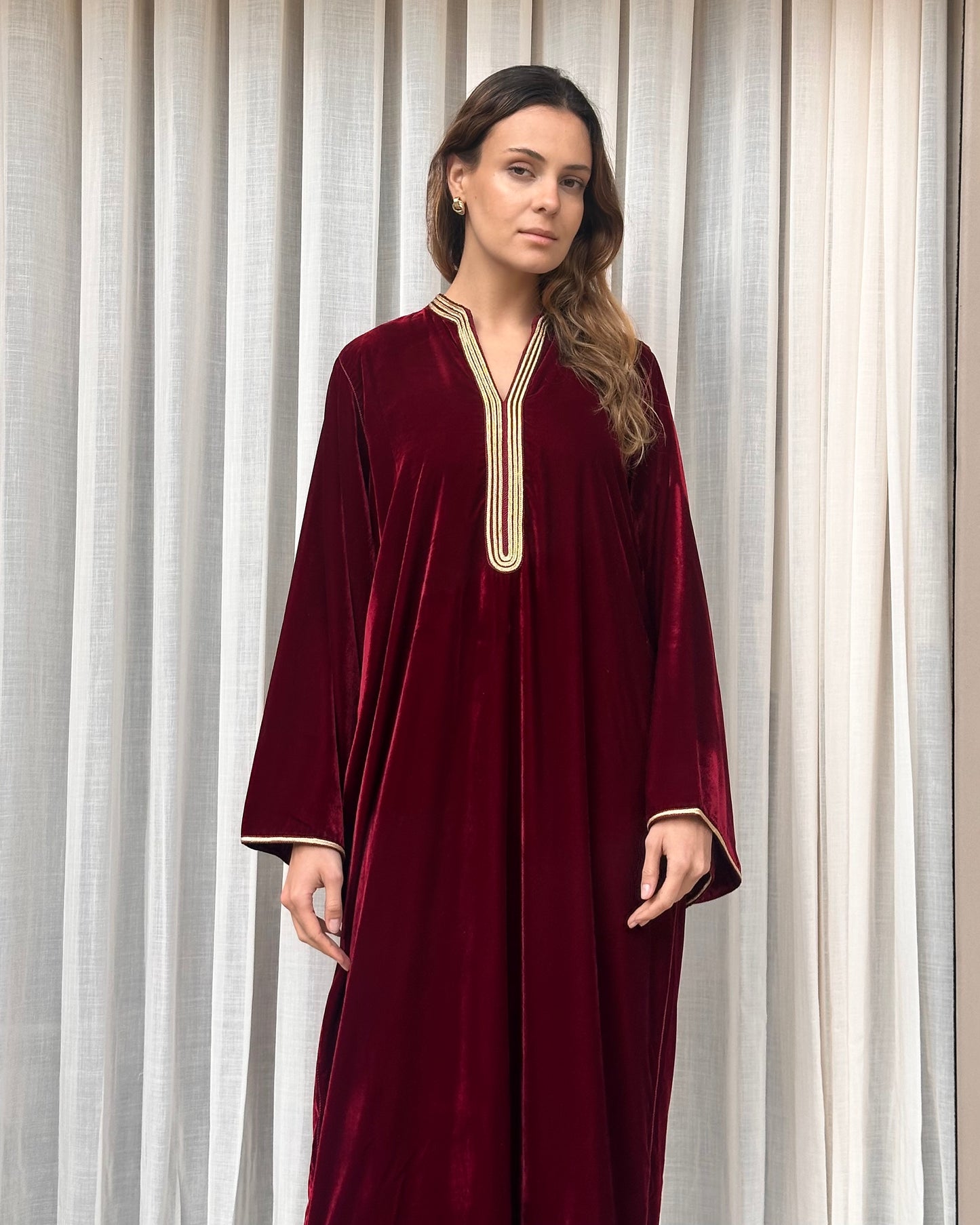 Caftan Bordeaux