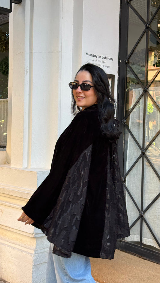 Veste Velours Black
