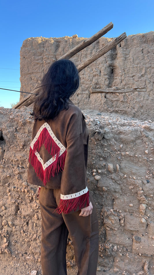 Ensemble Moroccan Western - Marron