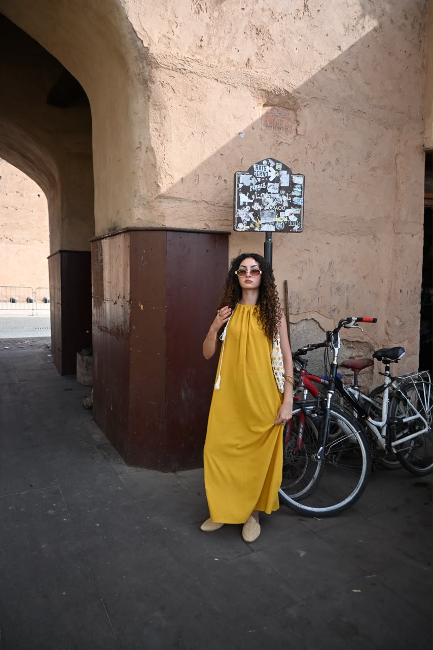 Robe Mjidil Jaune