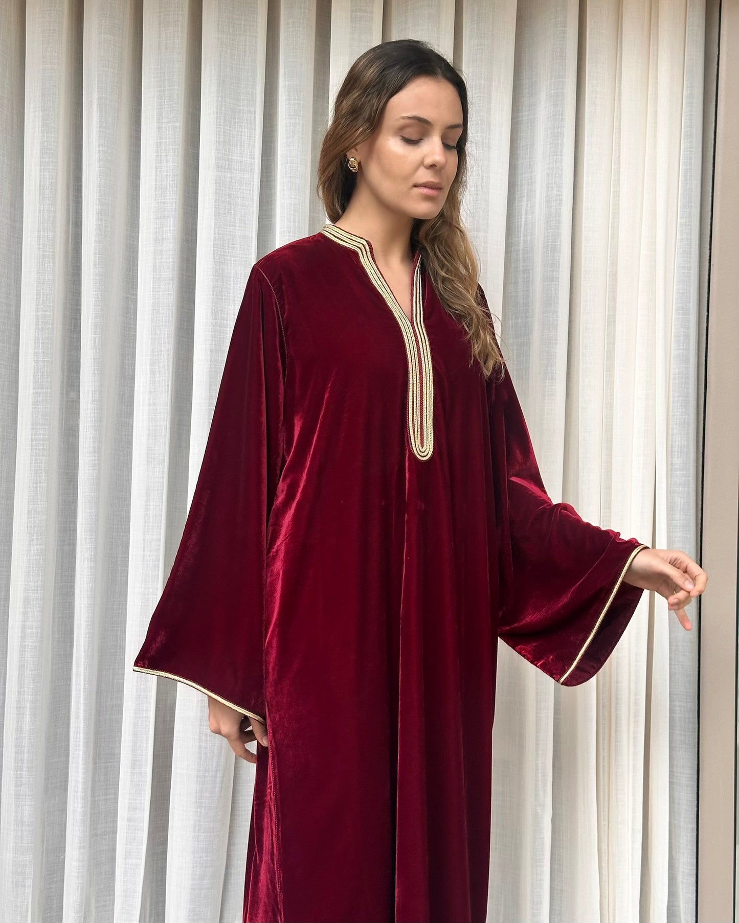 Caftan Bordeaux