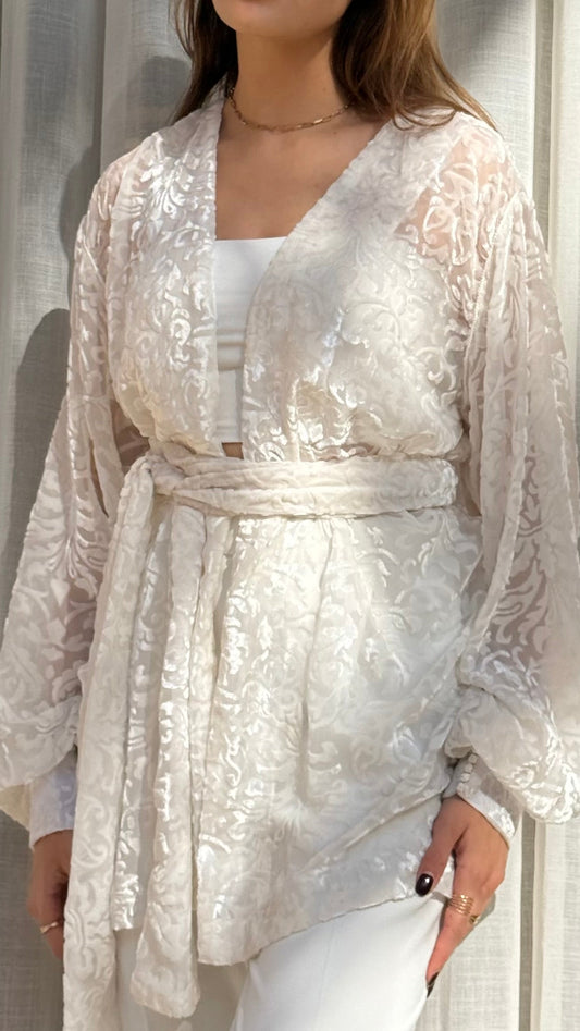 Veste Velours White