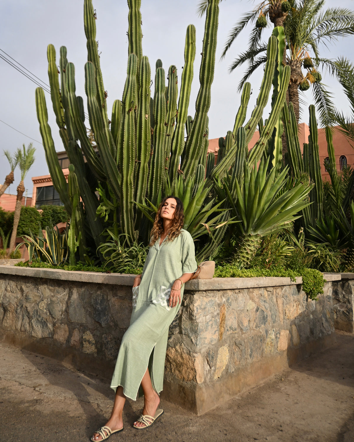 Robe Almeria Vert eau