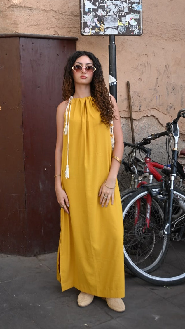 Robe Mjidil Jaune