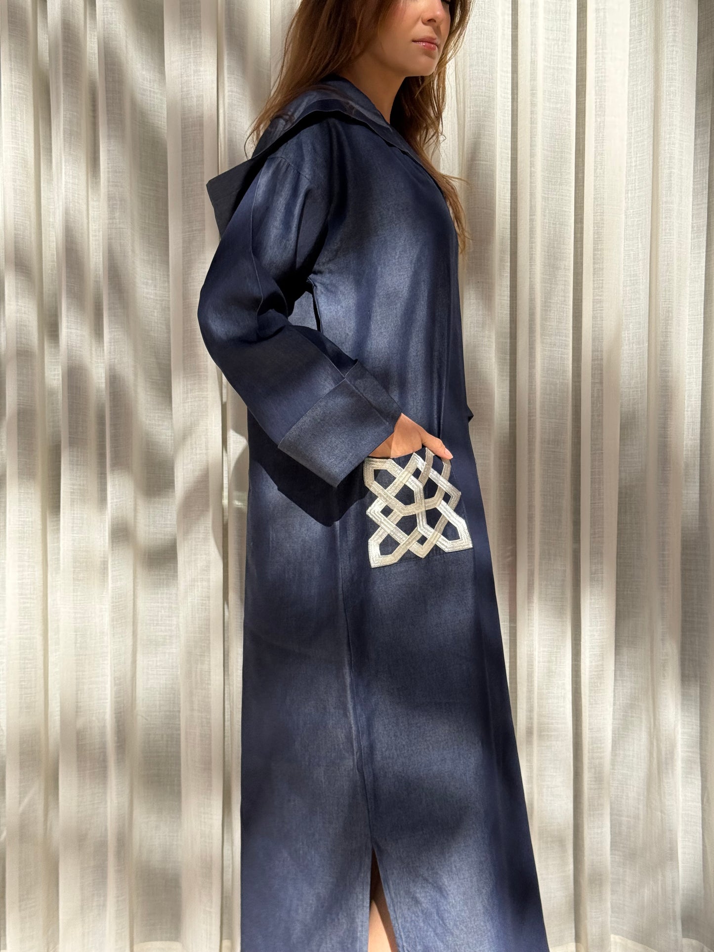 Jellaba Jean brodée