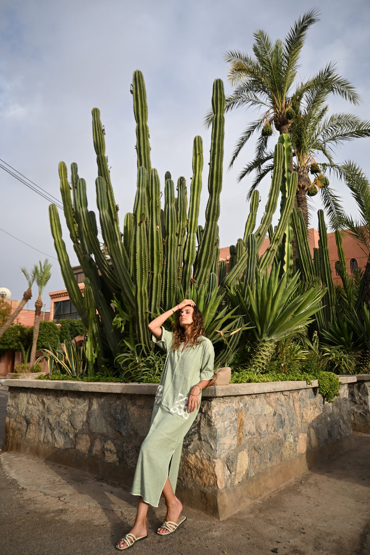 Robe Almeria Vert eau