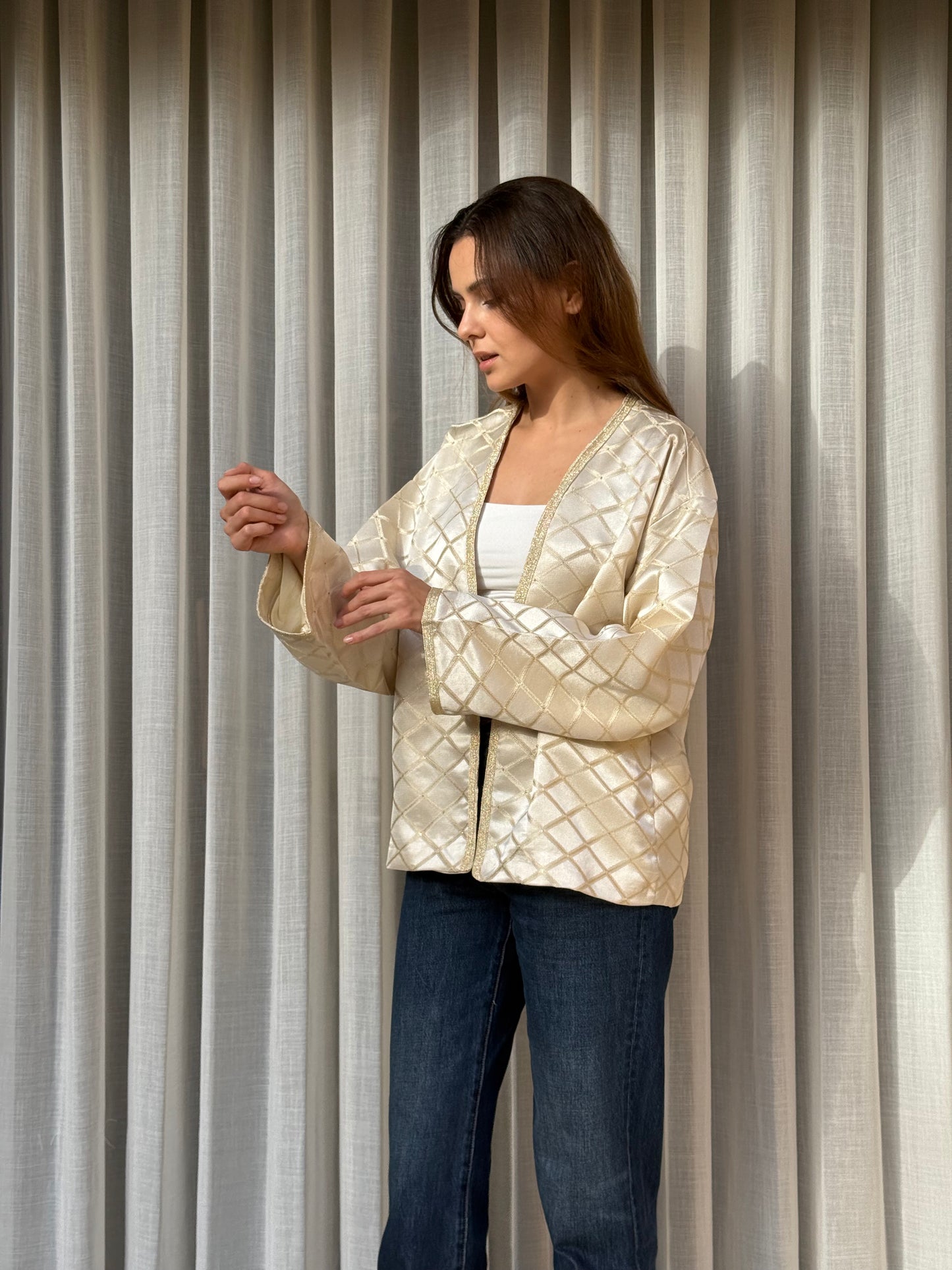 Veste Brocard Dorée