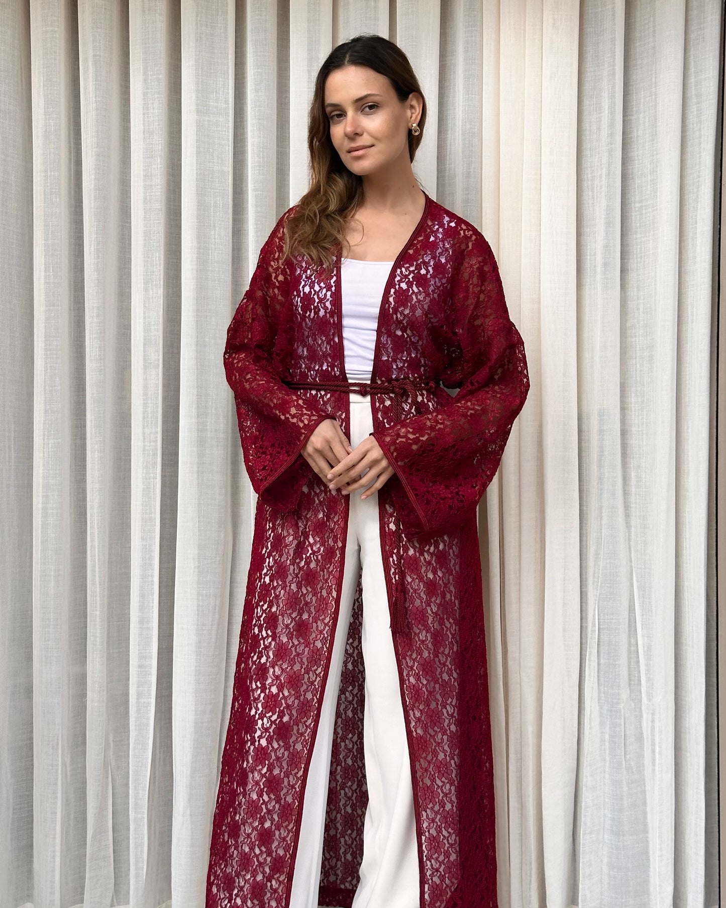 Kimono Chbika Bordeaux avec Mejdoul