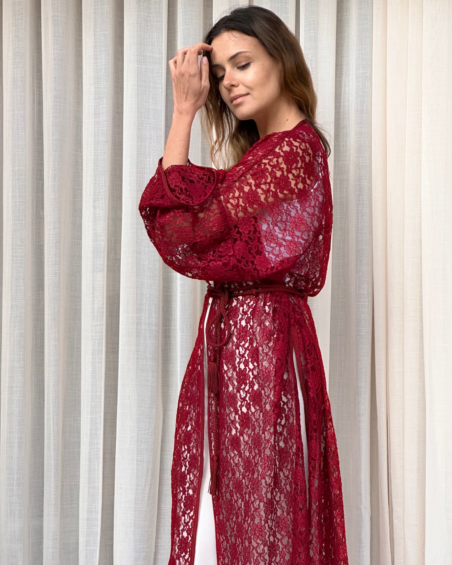Kimono Chbika Bordeaux avec Mejdoul