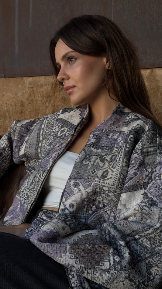 Veste Assilah - Violet